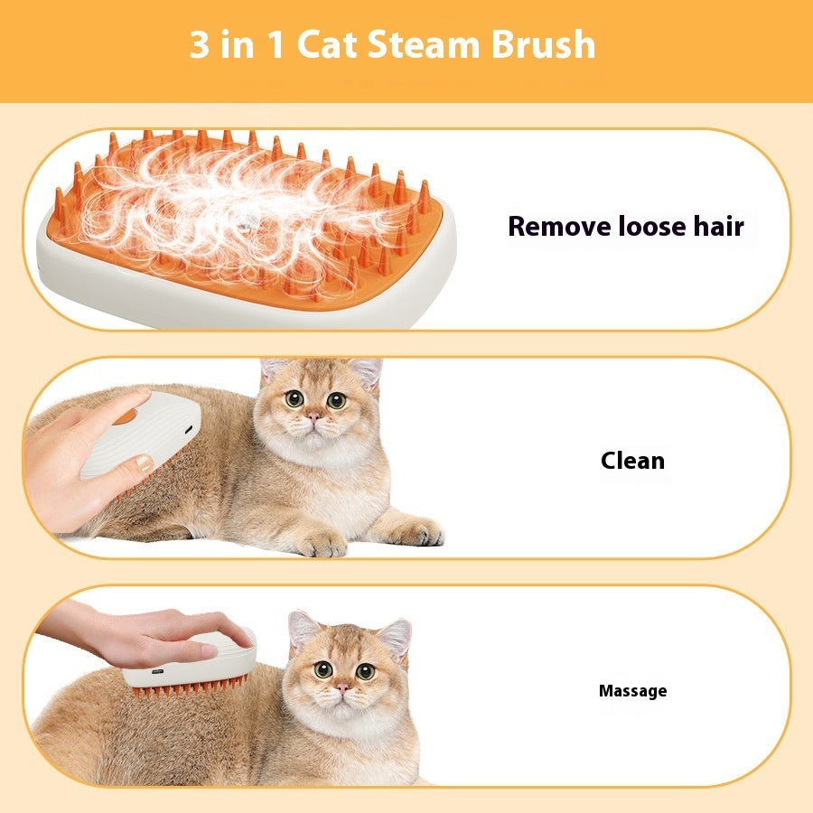 RECHARGEABLE PET BATHING BRUSH