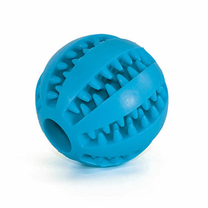 INTERACTIVE DOG RUBBER BALL