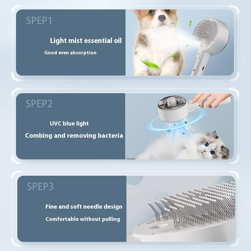 PET HAIR REMOVAL STEAM BRUSH