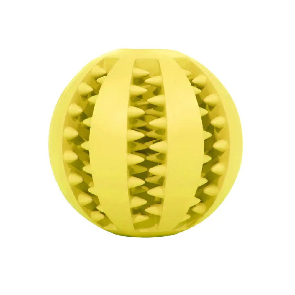 INTERACTIVE DOG RUBBER BALL