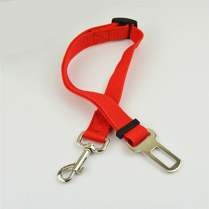 ADJUSTABLE SEAT BELT HARNESS FOR DOGS