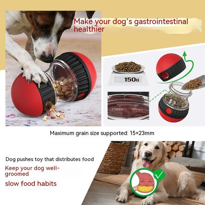 FOOD DISPENSING DOG TOY TUMBLER