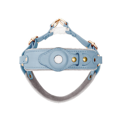 CHEST AIRTAG COLLAR WITH LEASH