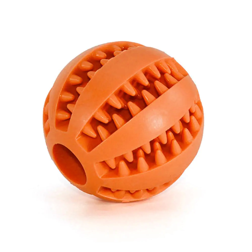 INTERACTIVE DOG RUBBER BALL